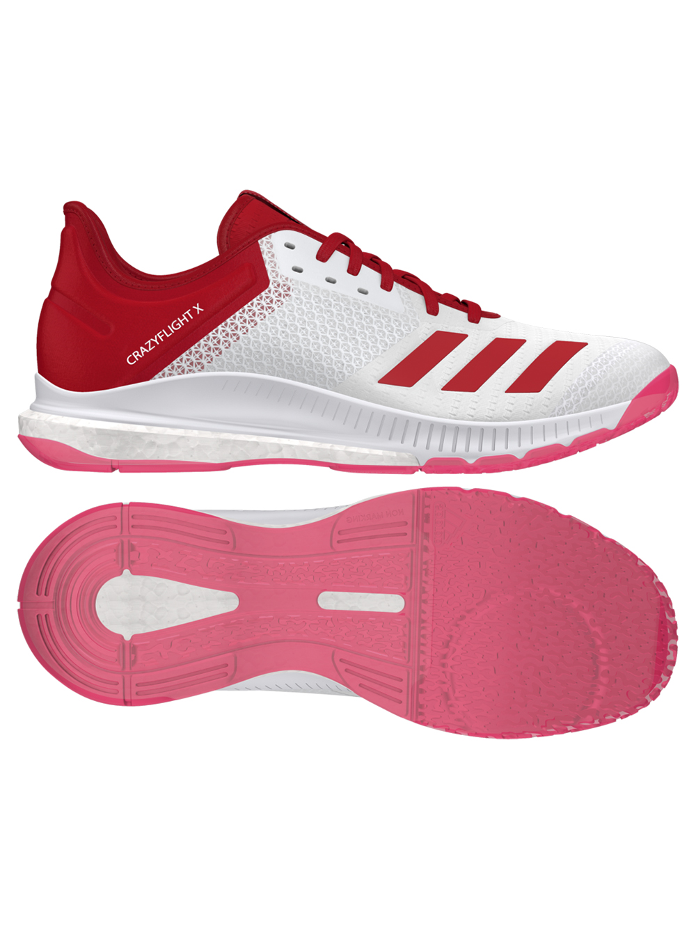white red adidas shoes