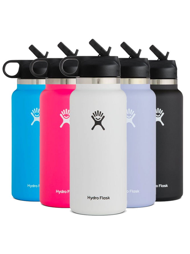 Hydro Flask 2.0 - 32oz with Straw Lid | Midwest Volleyball Warehouse