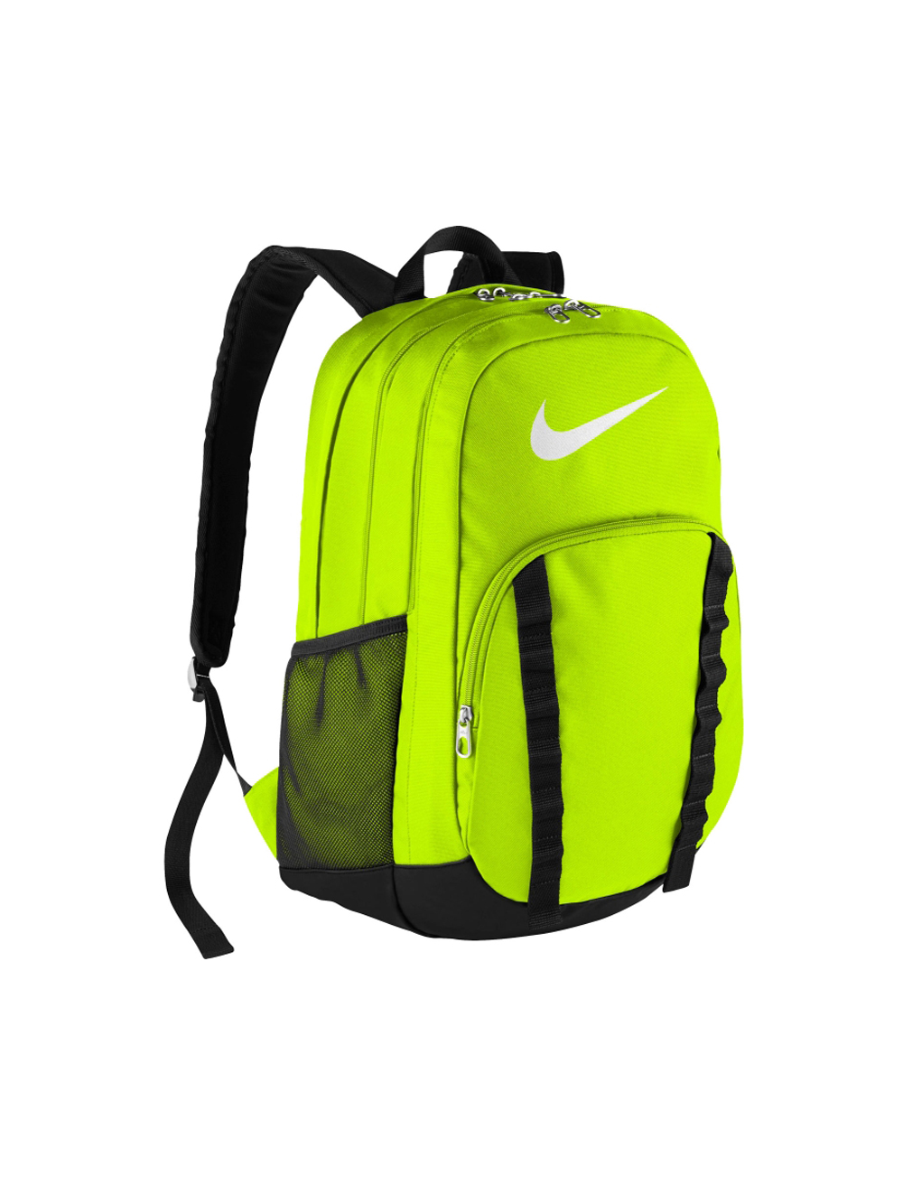 nike neon green backpack
