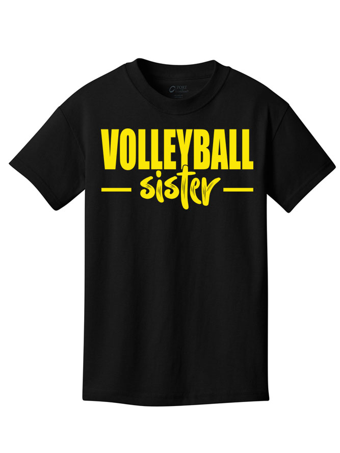 Volleyball Sister T-Shirt | Midwest Volleyball Warehouse
