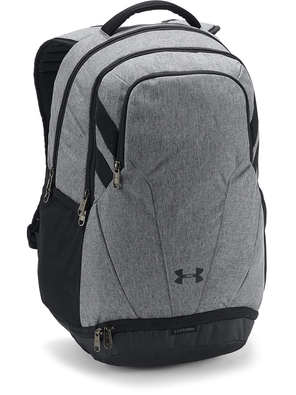 white and grey under armour backpack