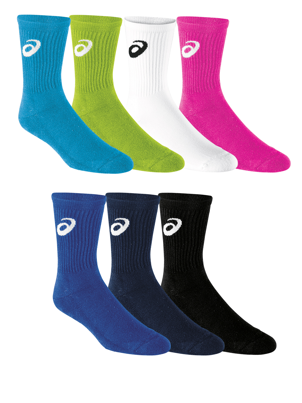 Asics Crew Socks | Midwest Volleyball 
