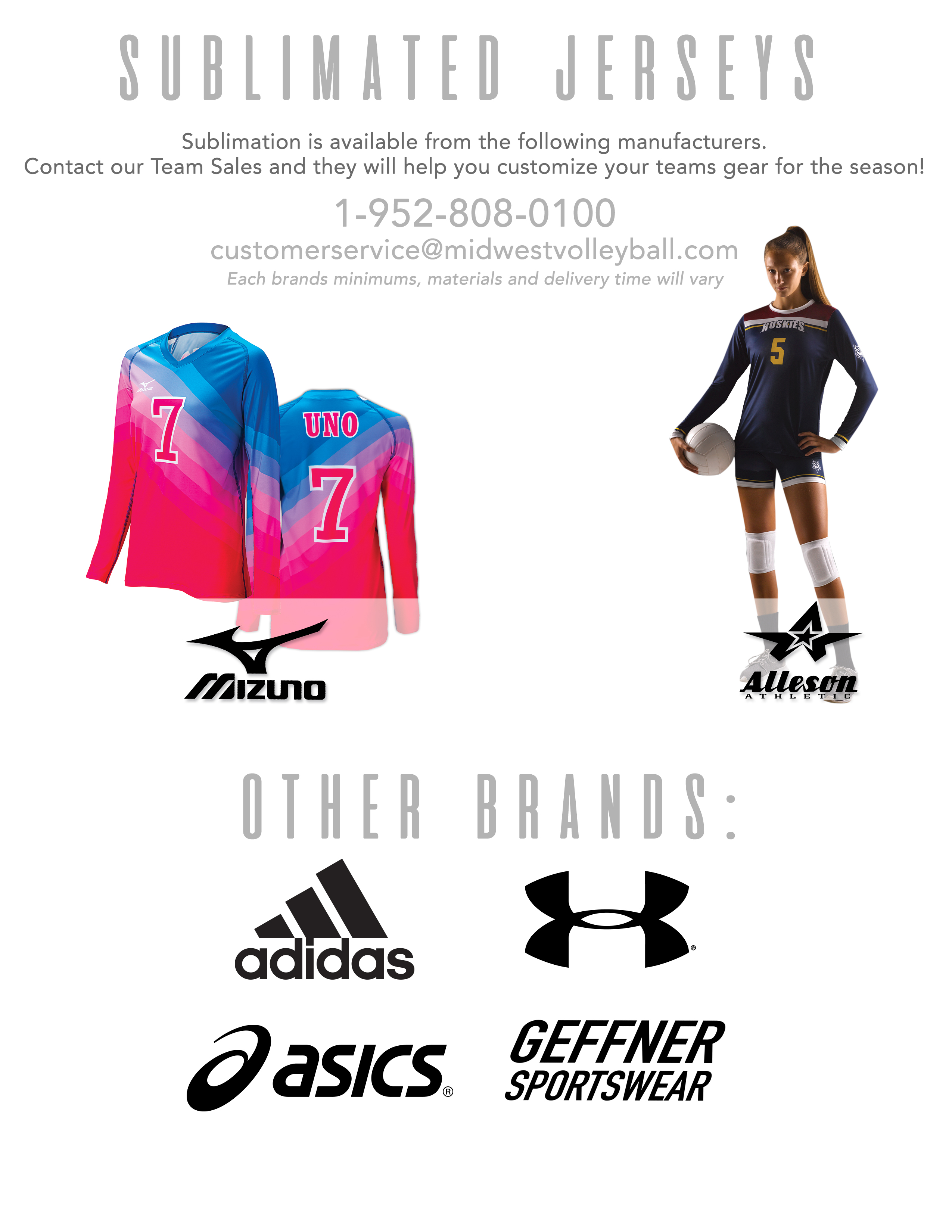 custom adidas volleyball jerseys